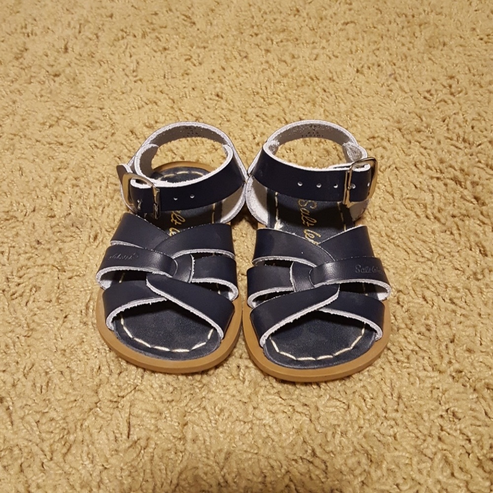 Salt water sandals size 4